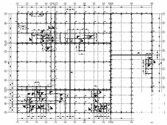 排架结构增资扩建联合厂房结构图纸（轻型钢屋面） - 1