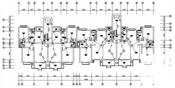 9层住宅楼电气设计CAD施工图纸 - 2