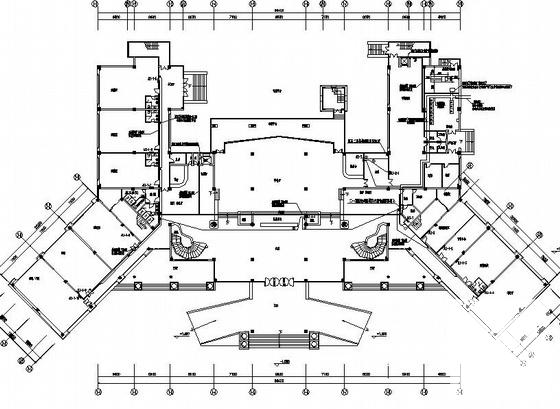 4层会所电气CAD施工图纸(火灾自动报警系统) - 1