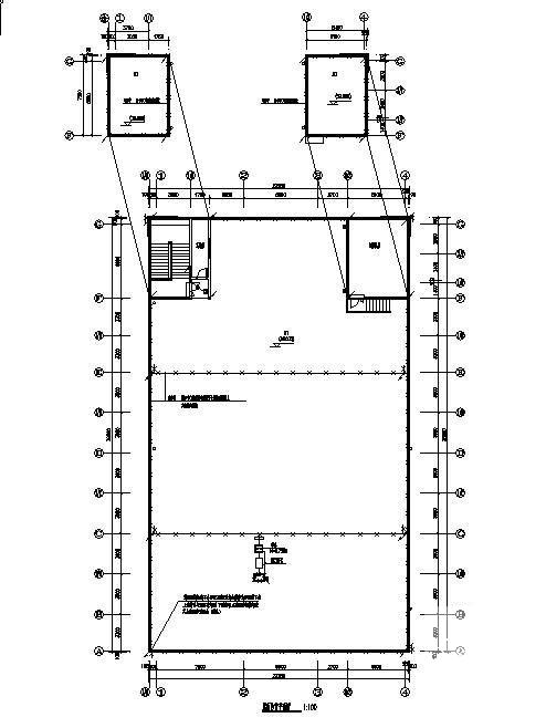 部队医院5层住院楼电气CAD施工图纸(防雷接地系统) - 2