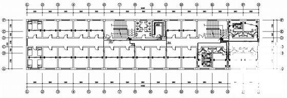 框架结构4层宿舍楼电气CAD施工图纸 - 1