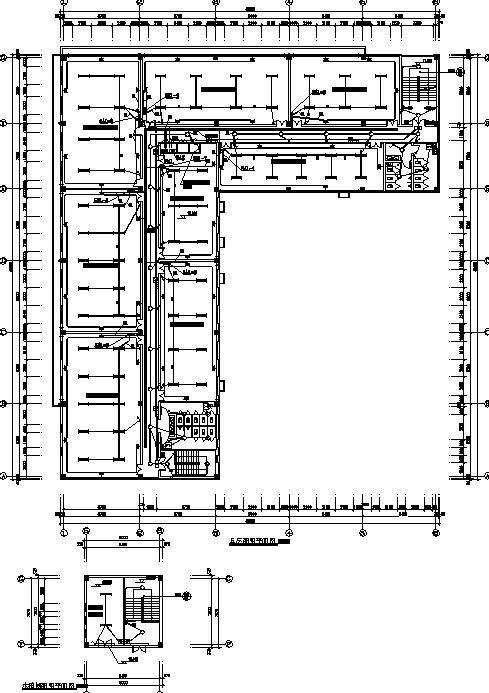 5层办公楼电气CAD施工图纸(紧急广播系统) - 1
