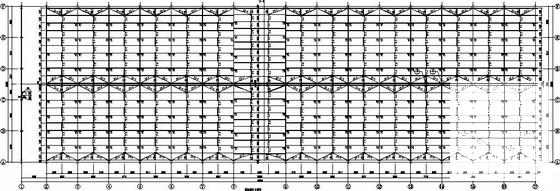 30米跨带吊车厂房CAD施工图纸(节能、防火专篇) - 2