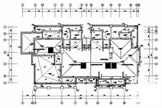 3层剪力墙结构别墅电气CAD施工图纸（主体高度为11.65米）(安全防范系统) - 1