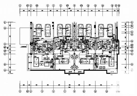 3层剪力墙结构别墅电气CAD施工图纸（主体高度为11.65米）(安全防范系统) - 4