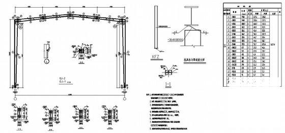 带夹层钢结构厂房结构设计方案图纸(平面布置图) - 3