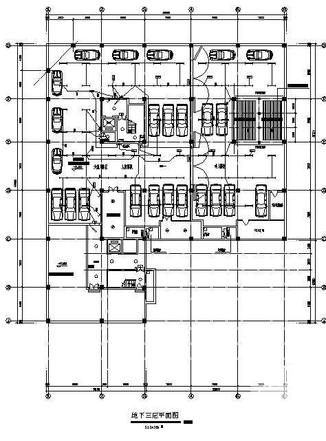 6层框架结构宾馆电气CAD施工图纸(防雷接地系统) - 1