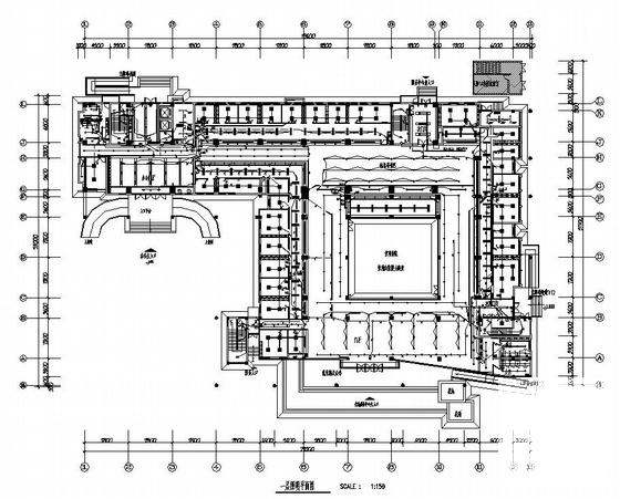 服务中心14层办公楼电气CAD施工图纸(动力配电系统) - 1