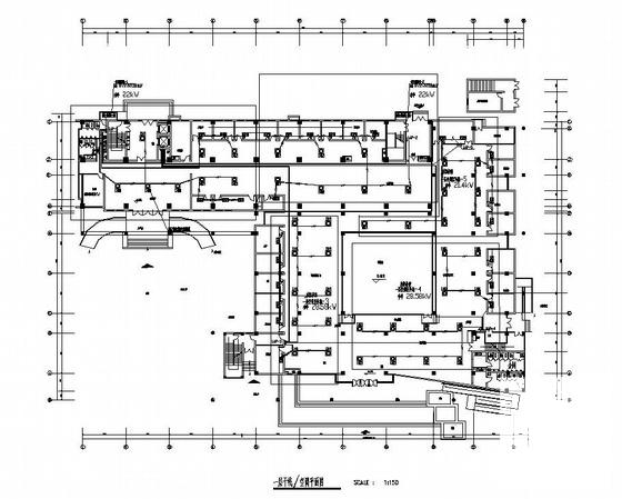 服务中心14层办公楼电气CAD施工图纸(动力配电系统) - 4