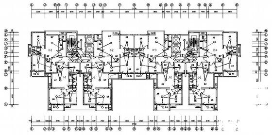 小区18层住宅楼电气CAD施工图纸(计算机网络系统) - 1