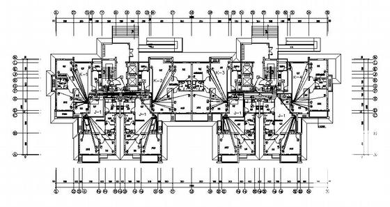 小区18层住宅楼电气CAD施工图纸(计算机网络系统) - 2
