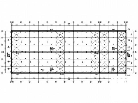 实腹钢梁排架结构（局部框架）厂房结构施工图纸(预应力混凝土管桩) - 2