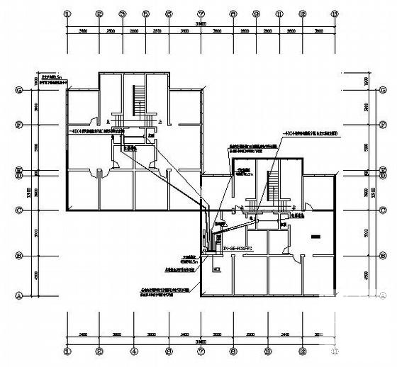 小区18层住宅楼电气CAD施工图纸(综合布线系统) - 4