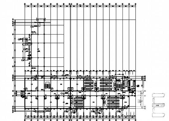 电视大学、广播专业学校新区教学楼建筑施工CAD图纸（高19米）(立面图) - 2