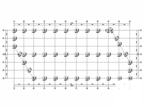 单层门式刚架结构工业园生产车间结构图纸（建筑图纸） - 4