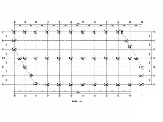 单层门式刚架结构工业园生产车间结构图纸（建筑图纸） - 5