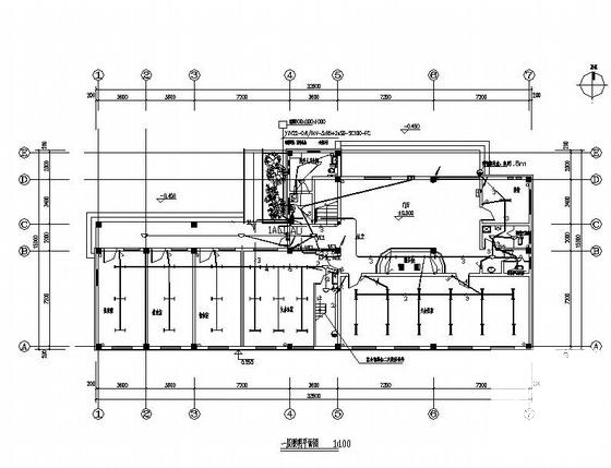 4层办公楼电气设计CAD施工图纸(综合布线系统) - 1