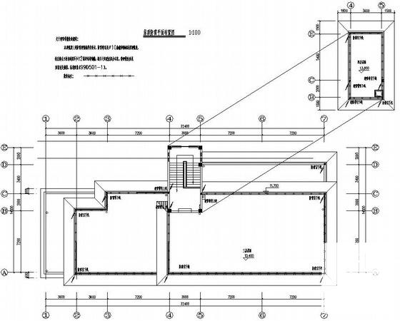 4层办公楼电气设计CAD施工图纸(综合布线系统) - 2