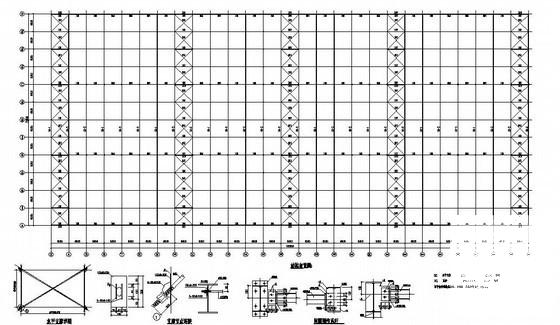 72m跨钢结构厂房结构设计方案CAD图纸 - 2