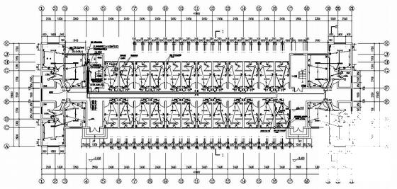 6层宿舍楼电气设计CAD施工图纸(防雷接地系统) - 1