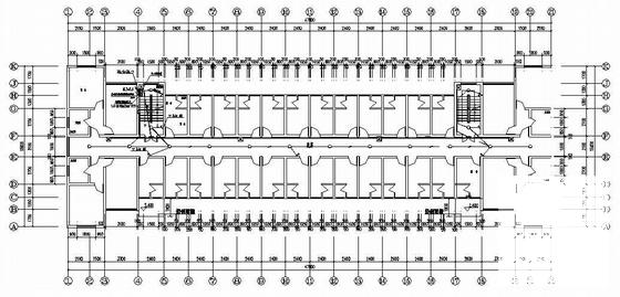 6层宿舍楼电气设计CAD施工图纸(防雷接地系统) - 4