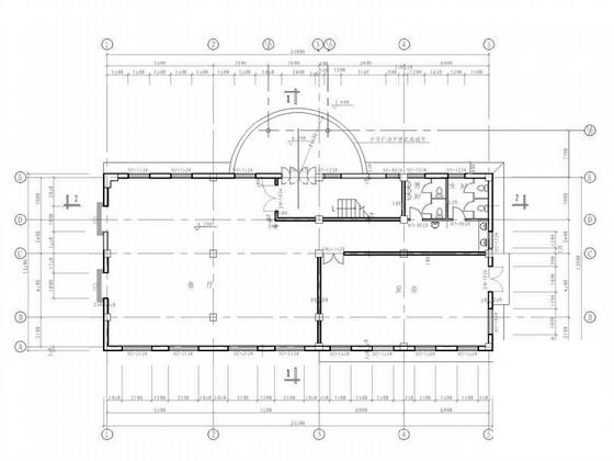 高校综合楼建筑施工CAD图纸 - 3