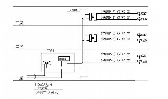 3层厂房电气设计CAD施工图纸 - 4