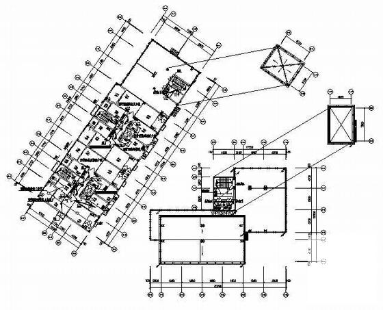 9层商住楼电气设计CAD施工图纸(防雷接地系统) - 1