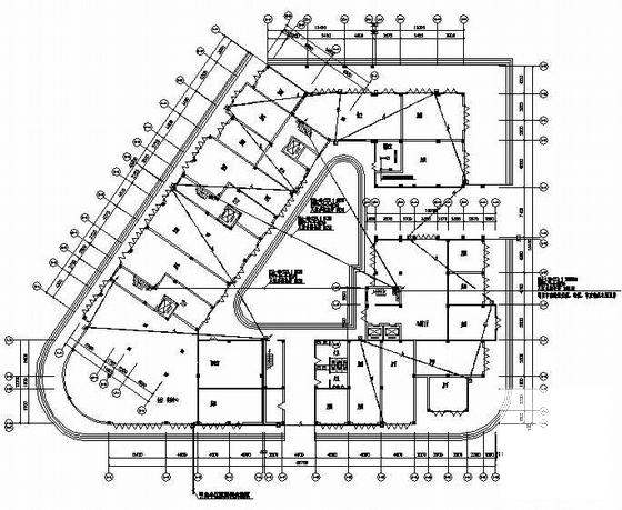 9层商住楼电气设计CAD施工图纸(防雷接地系统) - 4