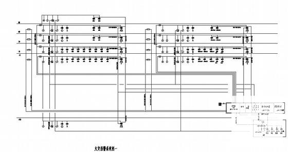 4层体育馆电气设计CAD施工图纸(消防联动控制系统) - 3