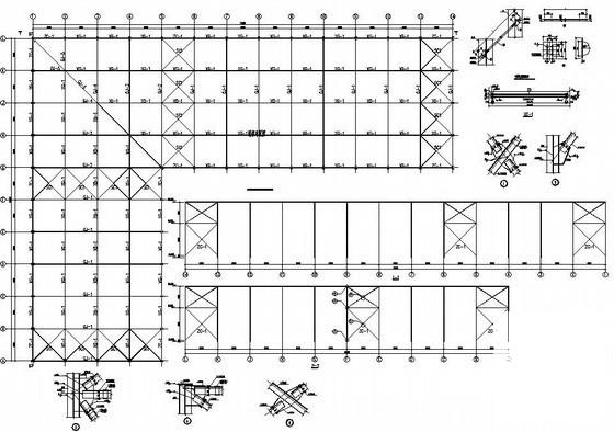 L型24m钢结构厂房结构设计方案CAD图纸 - 3