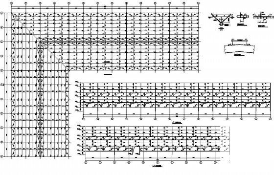 L型24m钢结构厂房结构设计方案CAD图纸 - 4