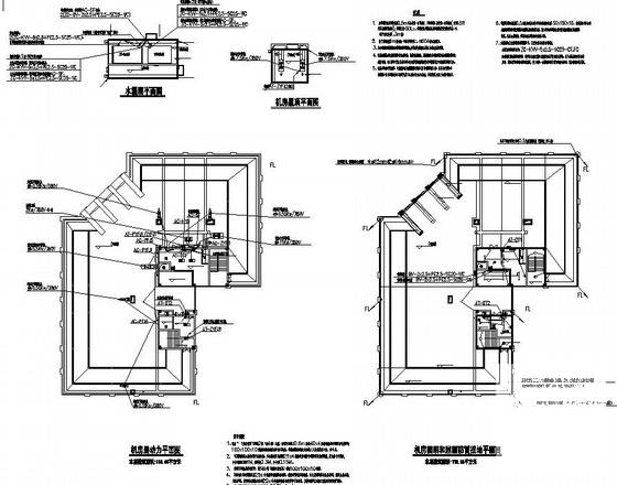 公司14层商务办公楼电气CAD施工图纸(防雷接地系统) - 4