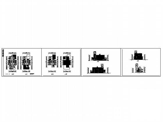 3层六班欧式风格幼儿园建筑方案设计图纸（高16.7米） - 5