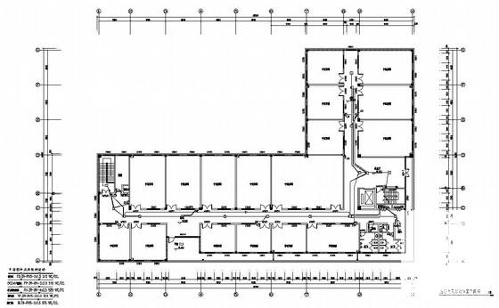技术研究所5层中试车间电气CAD施工图纸(火灾自动报警系统) - 4