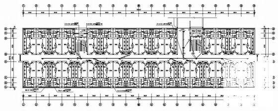 职业技术学院6层宿舍电气CAD施工图纸(防雷接地系统) - 2