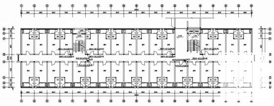 职业技术学院6层宿舍电气CAD施工图纸(防雷接地系统) - 4