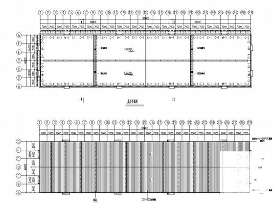 48米跨轻型门式钢屋架结构贸易公司厂房结构CAD图纸 - 1