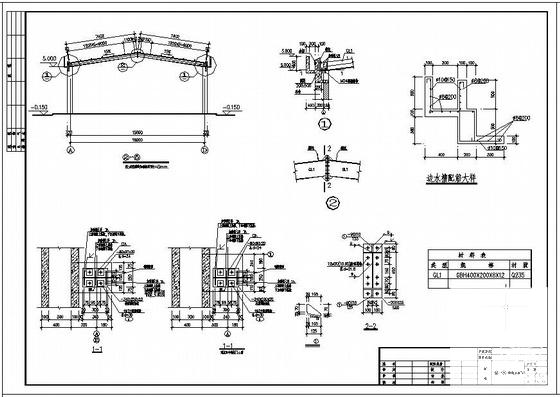 15米跨钢结构单层厂房设计图纸(基础平面图) - 2