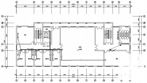 框架结构电教中心6层综合楼电气CAD施工图纸 - 1