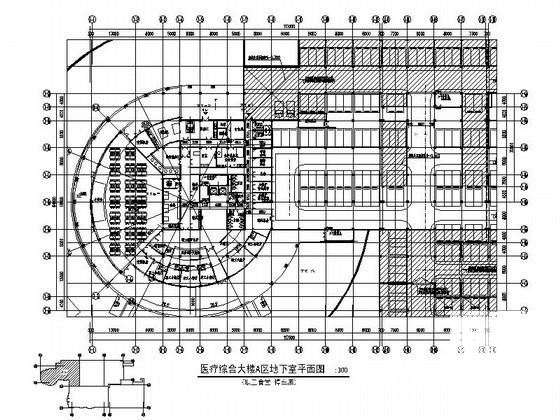 人民医院医疗综合大楼建筑扩初CAD图纸（3075床） - 3