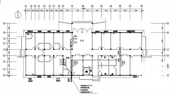 3层医院住院部电气CAD施工图纸(防雷接地系统) - 4