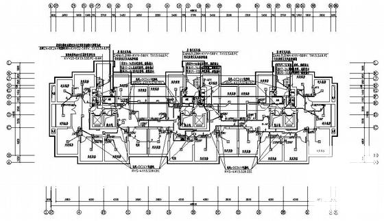 独立基础小区32层住宅楼电气设计CAD施工图纸(消防联动控制系统) - 4