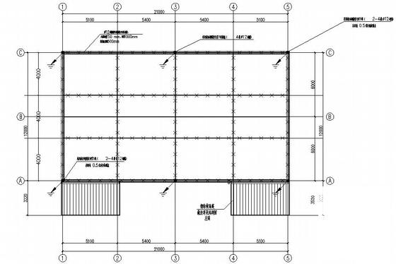 烟花爆竹储存仓库电气设计CAD施工图纸 - 2