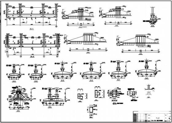 6层框架厂房改造成酒店结构设计CAD图纸(基础平面图) - 2