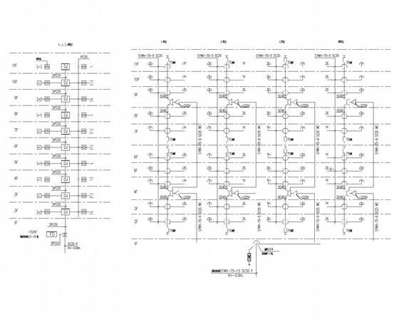 11层新农村住宅楼电气CAD施工图纸 - 3