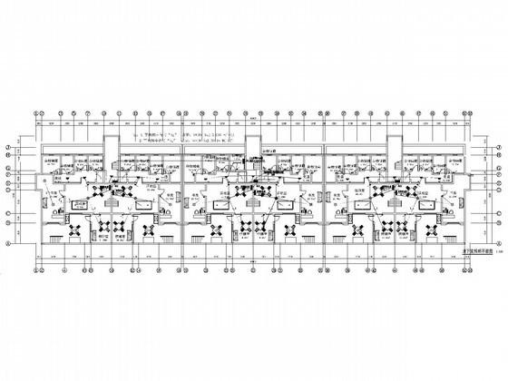 4层住宅楼建筑群电气CAD施工图纸（三级负荷） - 2