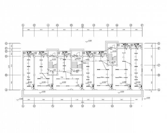 5层商住楼电气CAD施工图纸（三级负荷) - 2