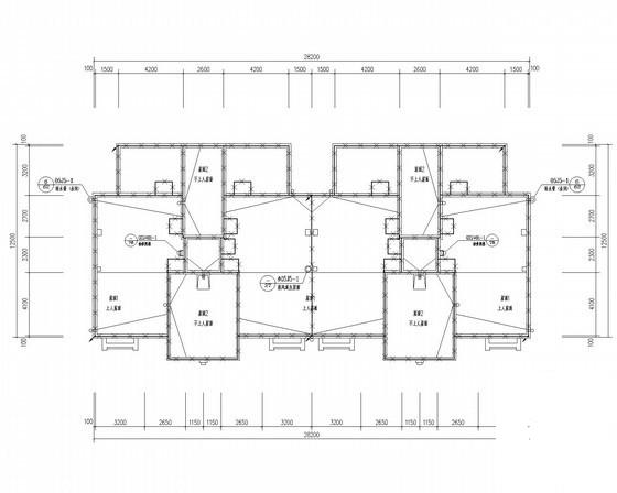 11层小区住宅楼电气CAD施工图纸（二级负荷） - 4