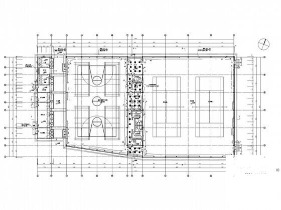 单层体育馆电气CAD施工图纸 - 2